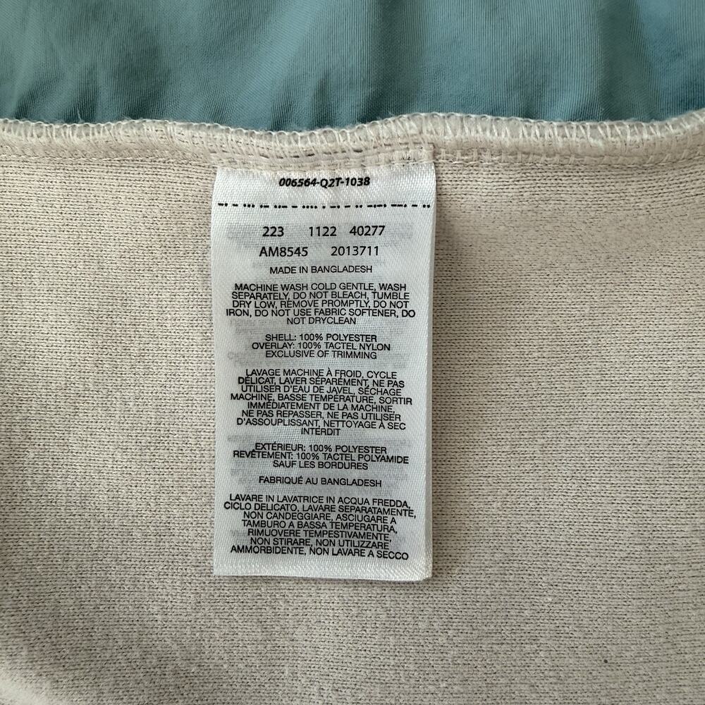 Columbia Helvetia Sherpa Fleece Vest Size XL/TG Light Blue Black Accents Snaps - Picture 5 of 10